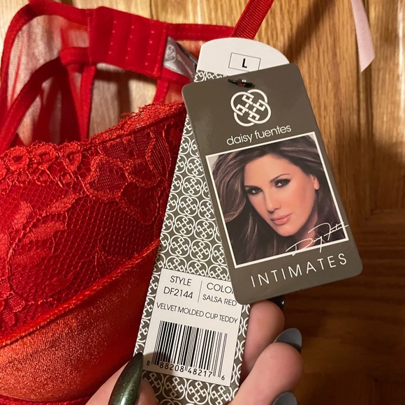 Red lace teddy - Picture 5 of 6